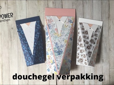 PaperPower - douchegel tube cadeauverpakking Stampin’ Up!