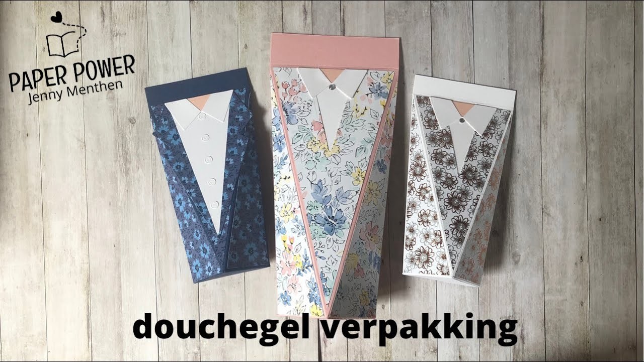 PaperPower - douchegel tube cadeauverpakking Stampin’ Up!