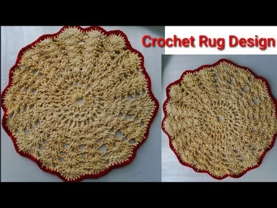 Crochet door mat Ideas.how to make crochet door mat.rug.carpet.floor mat design.কুশিকাটার পাপোশ