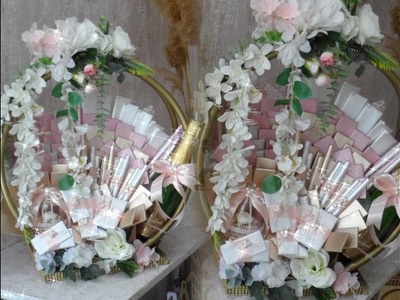 DIY candy basket idea for wedding.Kорзина с конфетами для свадьбы.Կոնֆետների ձեվավորում.