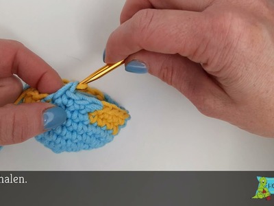 Tutorial: Fair isle steek in het rond voor rechtshandige