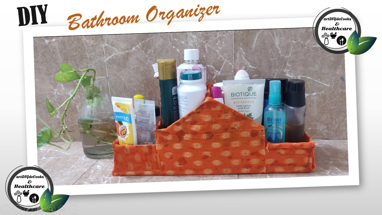 DIY | Bathroom Organizer | artDIYdecooks & Healthcare