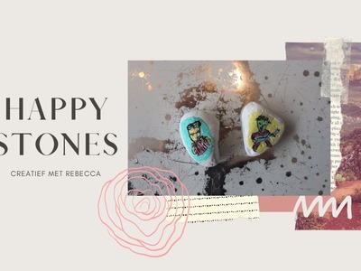 Hoe maak je Happy Stones met posca pens  #happystones #posca