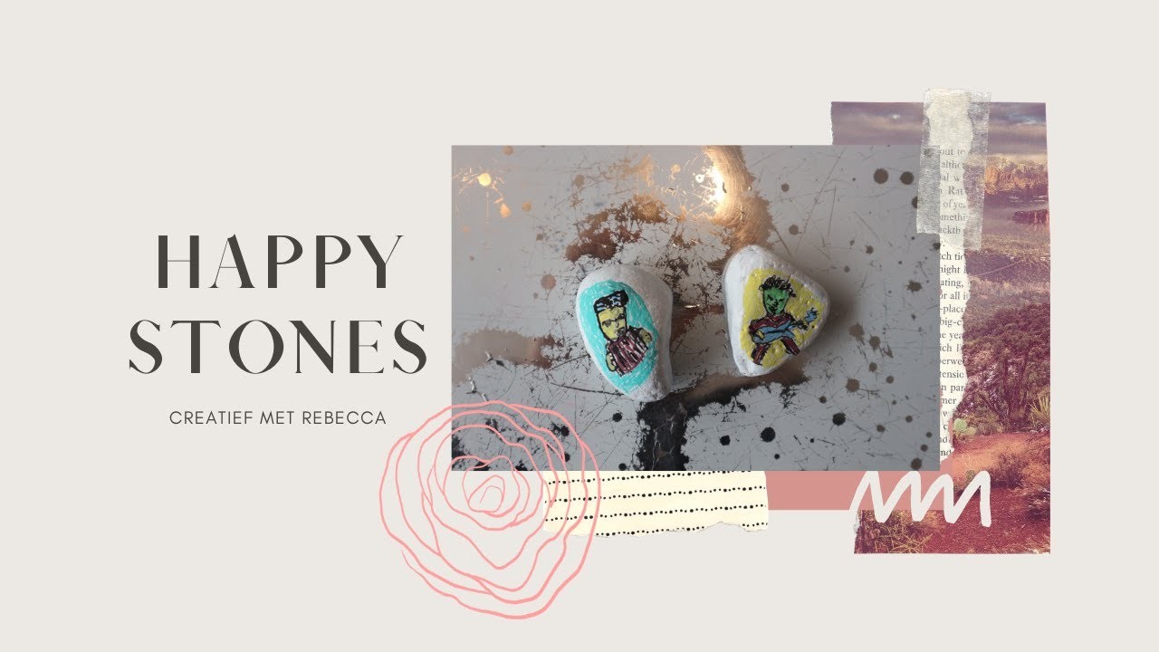 Hoe maak je Happy Stones met posca pens  #happystones #posca