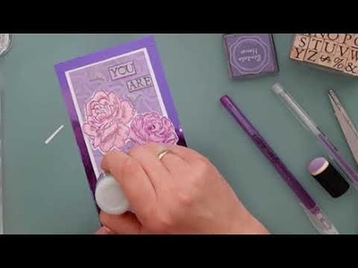 How to make Beautiful Cards from Embossing Folder Backgrounds Part 2