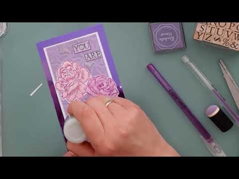 How to make Beautiful Cards from Embossing Folder Backgrounds Part 2