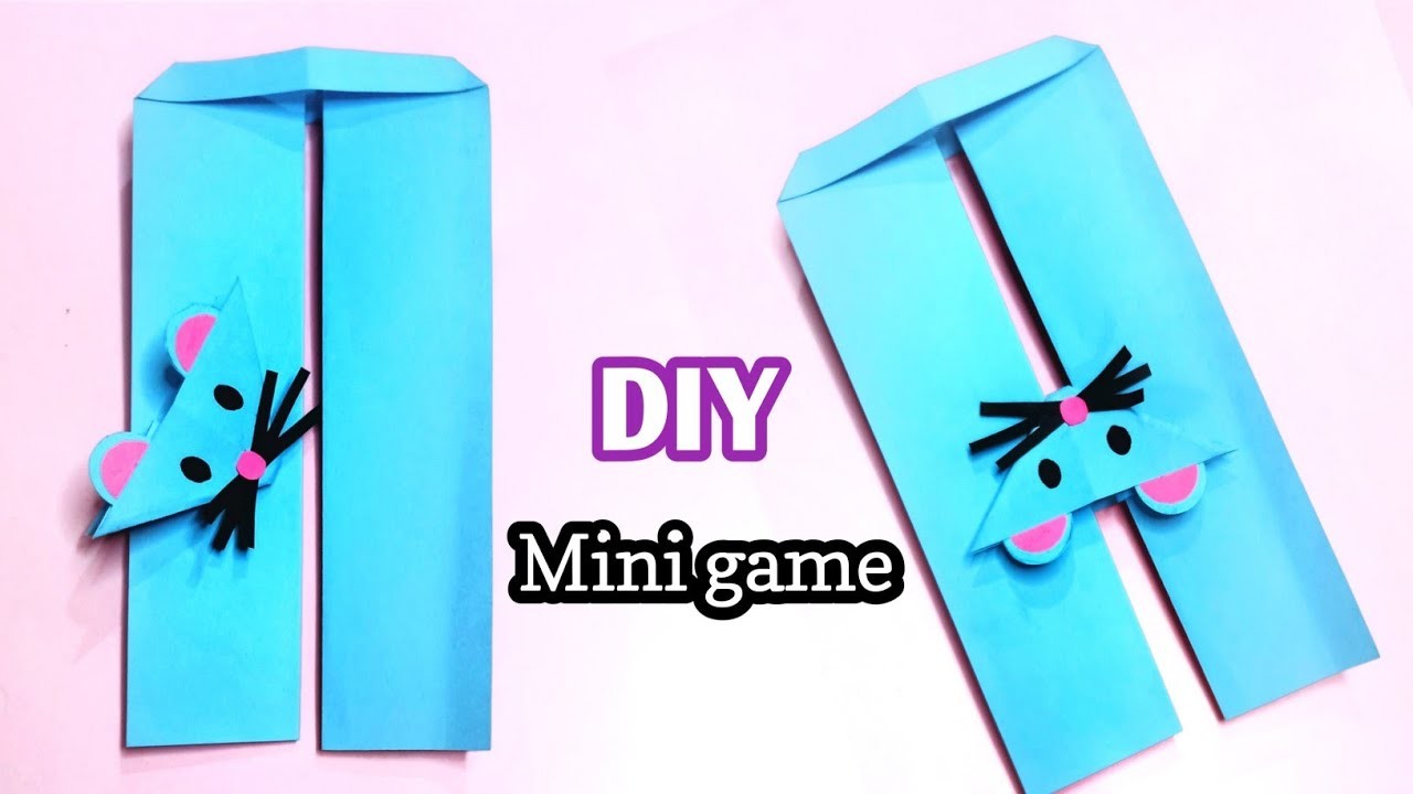 How to make mini paper game at home. Easy paper craft ideas. DIY. shorts. YouTube Shorts