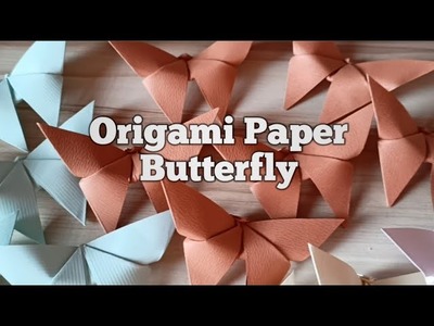 Origami Paper Butterfly(@simplyazilanavlogs953 )