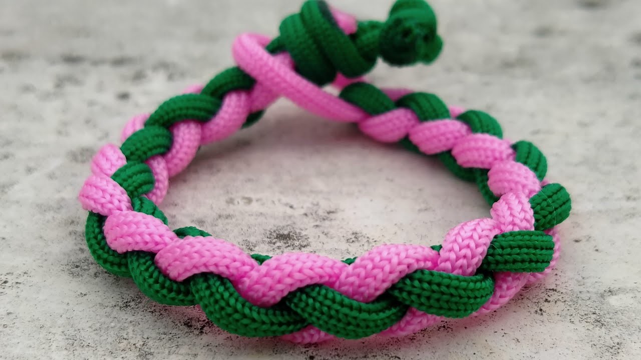 4 Strand Round Braid Bracelet