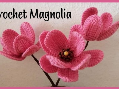 Crochet Magnolia Blossoms