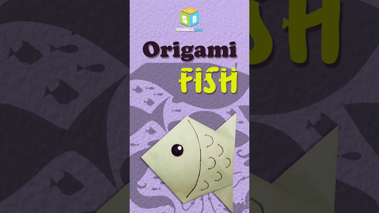 DIY Origami Fish ???? | Fun DIYs and Crafts | Easy DIY Paper craft | Art and Craft | Sparkle Box