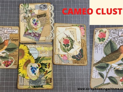 CAMEO CLUSTERS ~ MELINA'S CHALLENGE ~ #msscrapbusters
