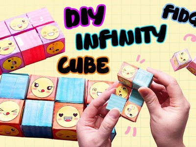 DIY Infinity Cube Fidget Toy | FREE Printable Template