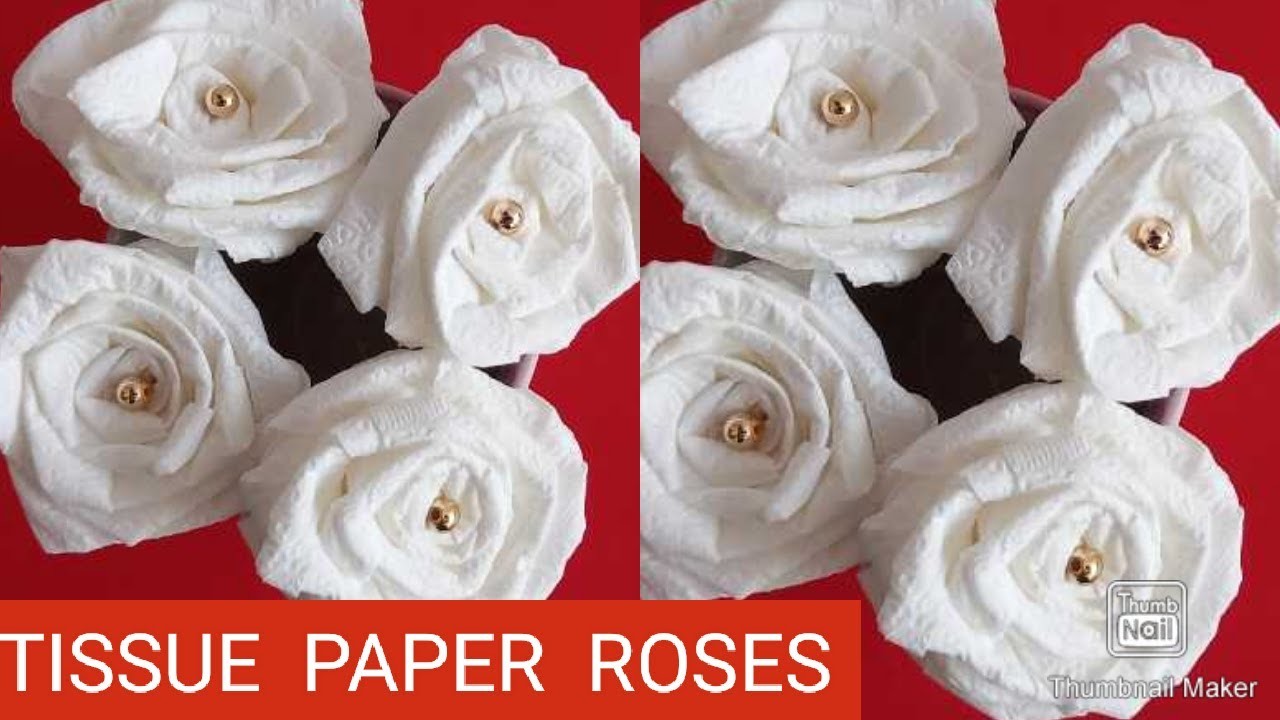 DIY Tissue Paper Roses