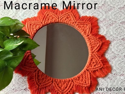 #macramemirror #macrameart #macrame #homedecor #macrametutorial #macramewallhanging MacrameMirror