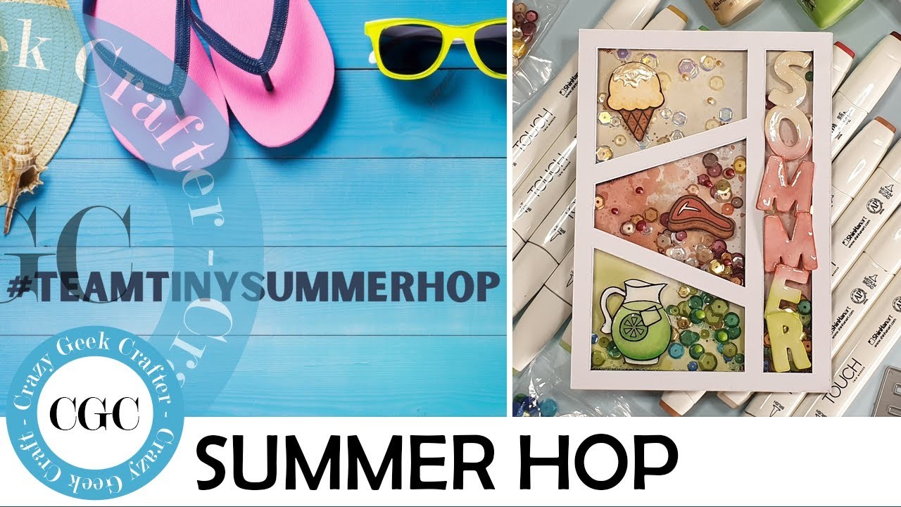 Summer Hop. #teamtinysummerhop. Lawn Fawn