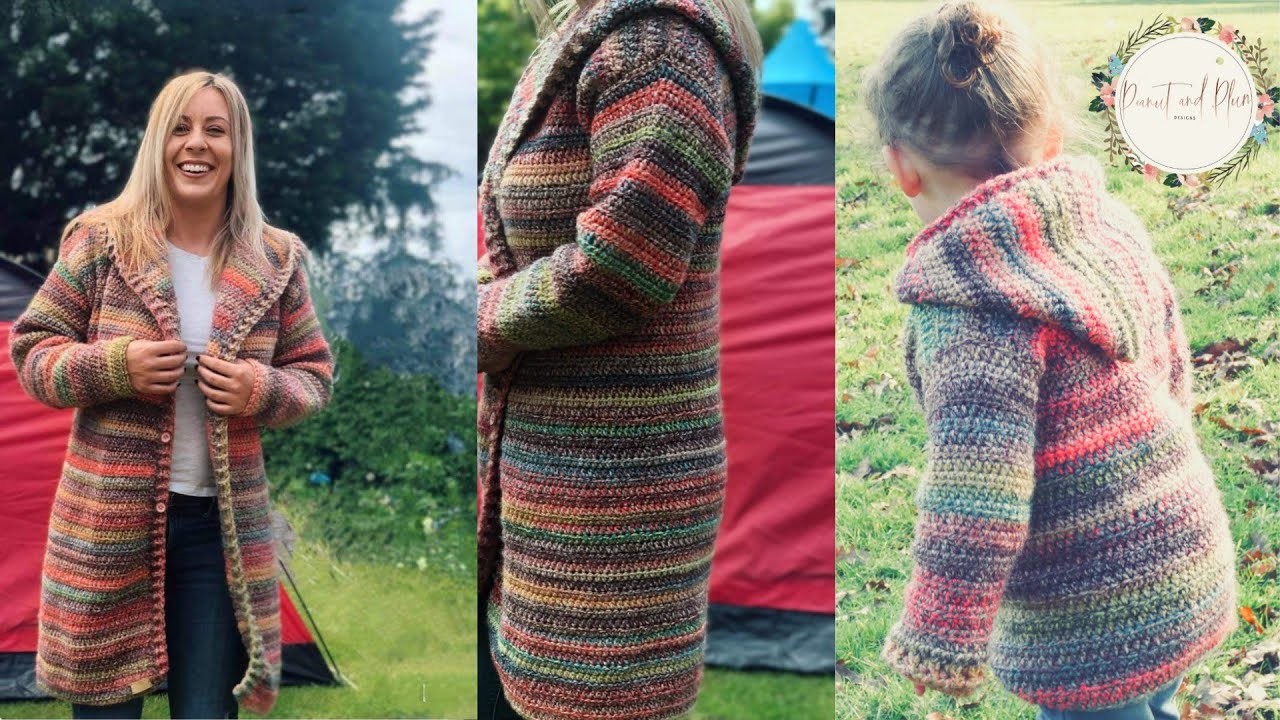 Crochet Hoodie tutorial, Boho festival hoodie, Easy crochet tutorial