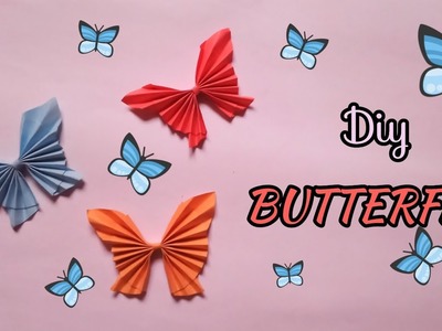 DIY ORIGAMI BUTTERFLY || DIY PAPER BUTTERFLY || DIY BUTTERFLY || DIY BUTTERFLY EASY.#shorts