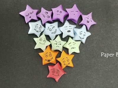 Origami Lucky Star Tutorial ⭐️ Easy DIY ⭐️