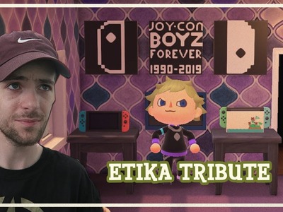 Animal Crossing eiland tour met Etika tribute