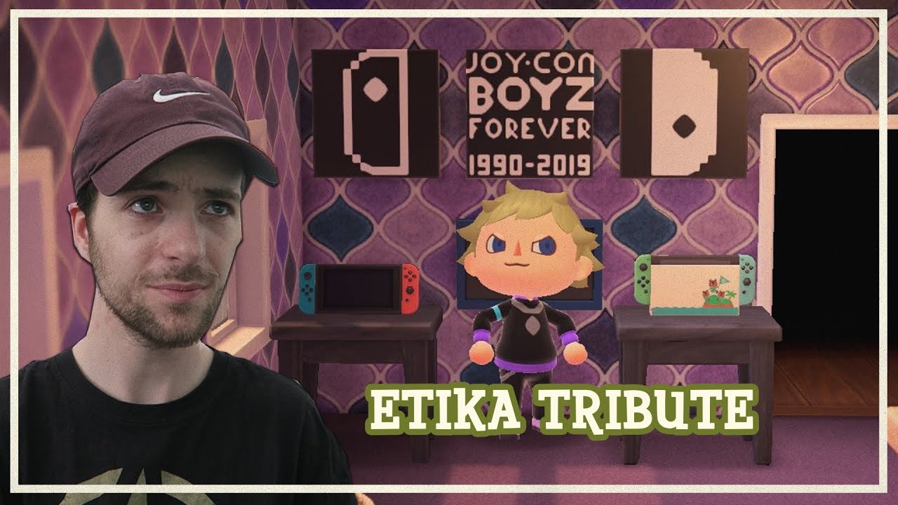 Animal Crossing eiland tour met Etika tribute