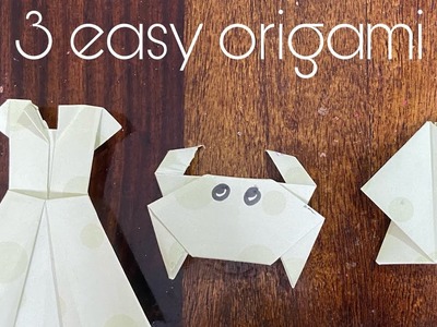 DIY  3 easy origami