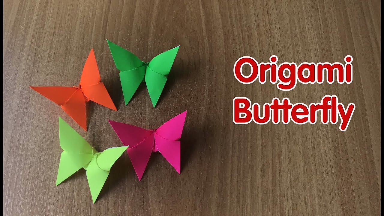 DIY: Origami Butterfly, 折り紙バタフライ