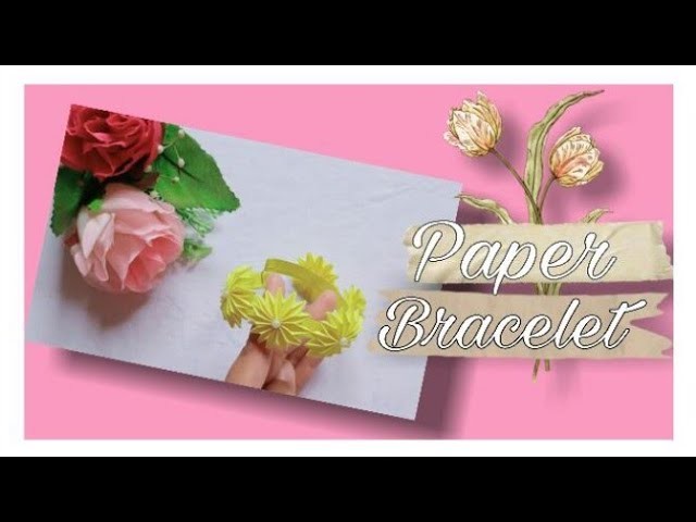 Diy Paper Bracelet ।। Irshita art & craft ।।