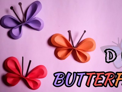 DIY PAPER BUTTERFLY || DIY BUTTERFLY || ORIGAMI BUTTERFLY || EASY PAPER BUTTERFLY MAKING.#shorts