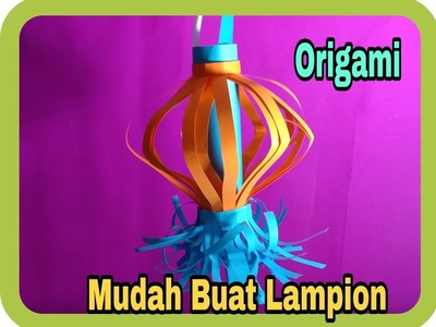 Easy || Lampion Origami || Origami Lantern.