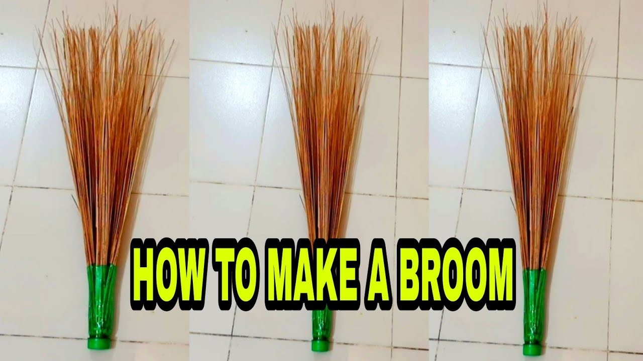 ঝাড়ু বাঁধাই শিখি || ঝাড়ু বাঁধার অসাধারণ আইডিয়া ||How to make a broom decor||ঝাড়ু বাধাঁর নিয়ম