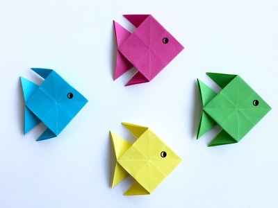 Easy Origami Fish. Paper Fish tutorial ????