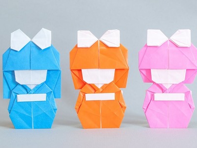 Origami Kokeshi Doll v4 (Michelle Fung)