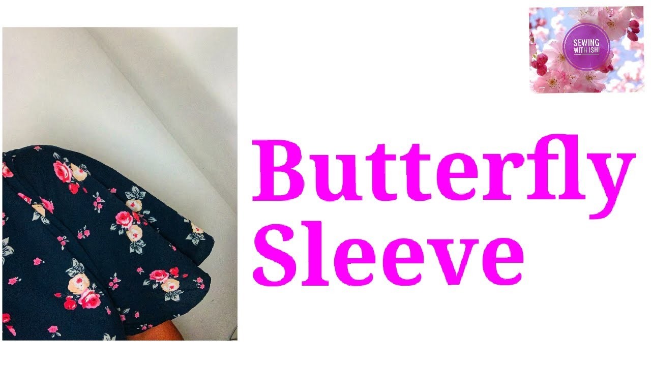 Butterfly sleeve. සමනල අත් මෝස්තරය. Sewing with Ishi | let's learn how to sew butterfly sleeve