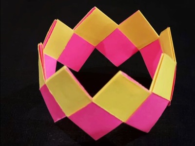 Easy Origami Bracelet Tutorial - Paper Bracelet