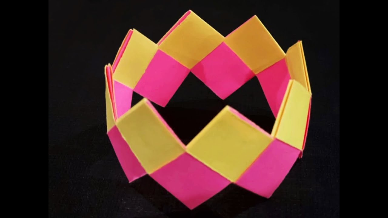 Easy Origami Bracelet Tutorial - Paper Bracelet