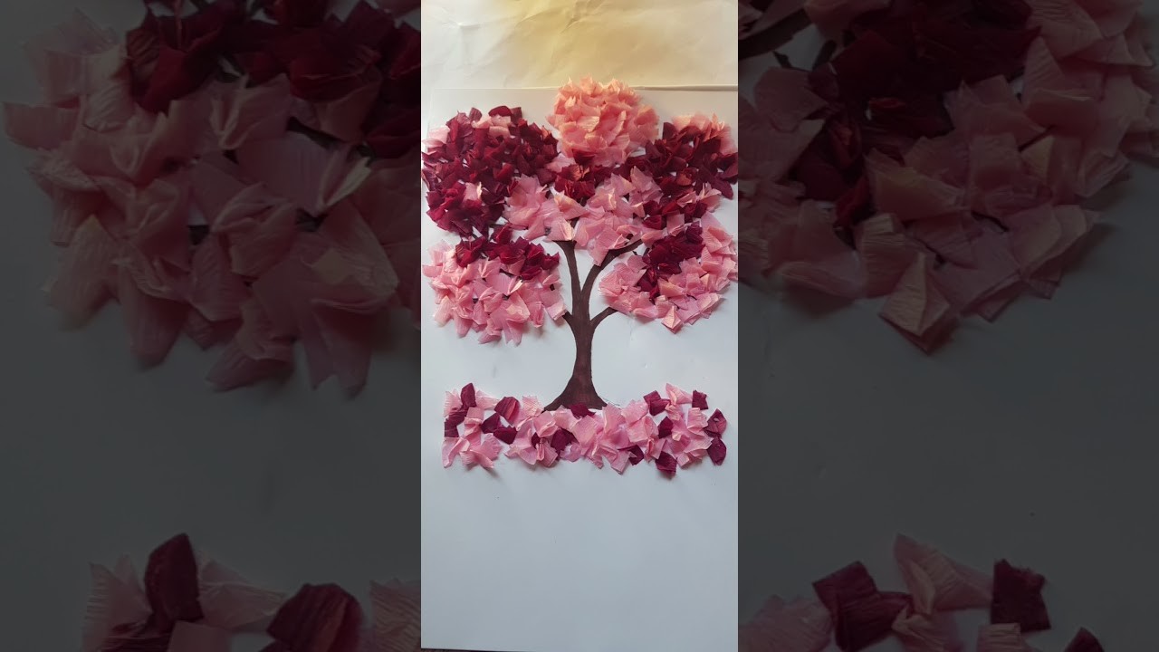 3d chreeblossom paper tree