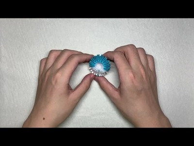 Micro 3D Origami Swan
