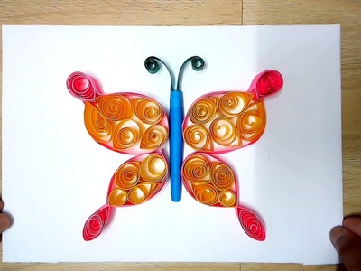 Paper quilling butterfly