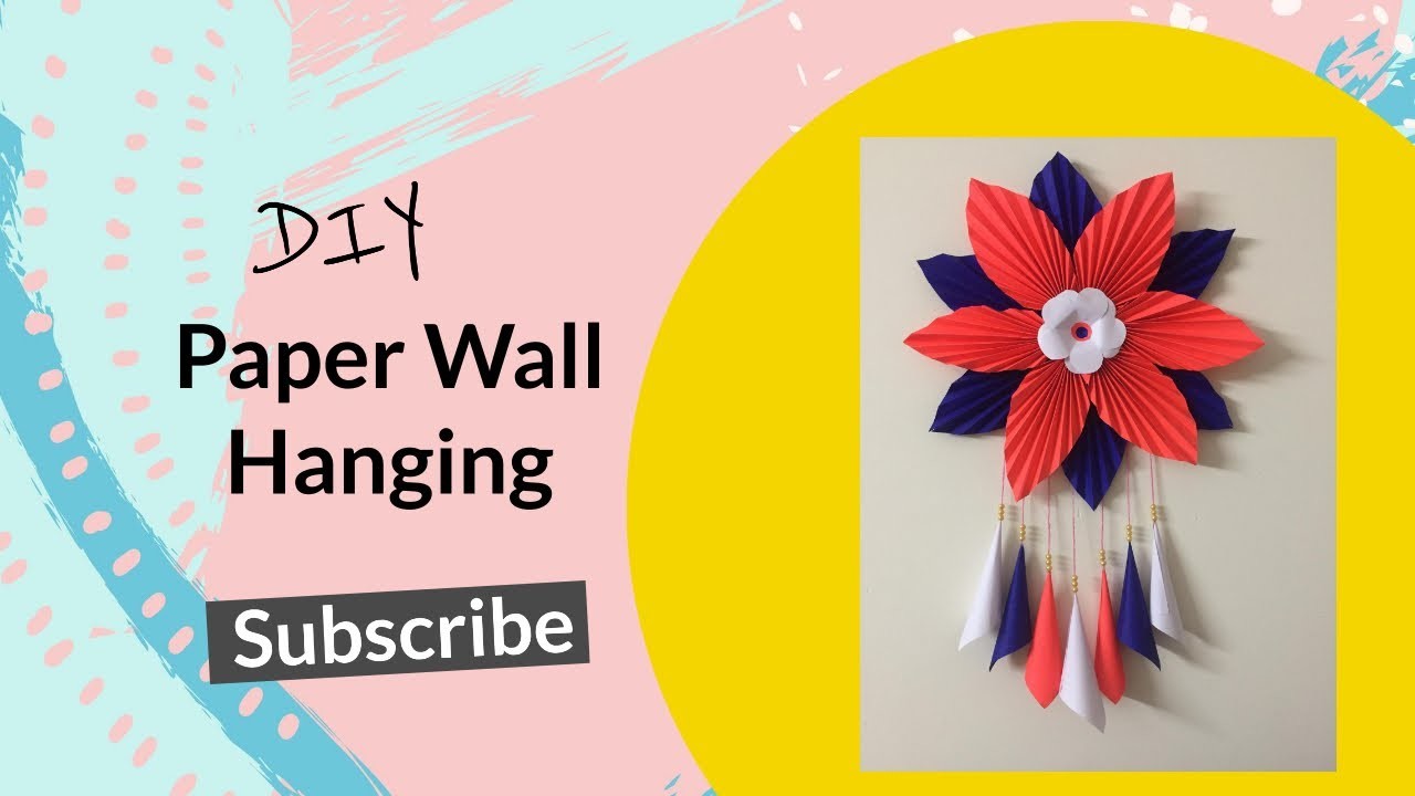 DIY Paper Wall Hanging - Ramcharan YSS