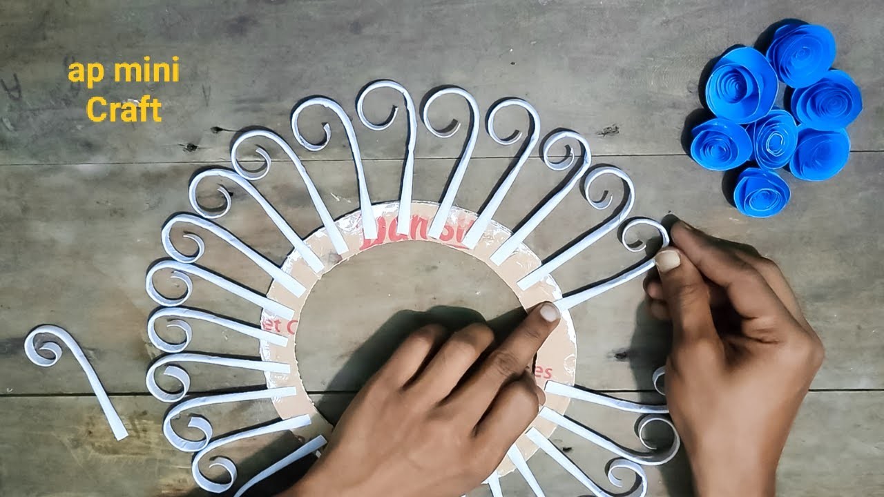 Easy & Quick Paper Wallmate | Paper Wallhanging Craft-Room Decoration Ideas | কাগজের ওয়ালমেট