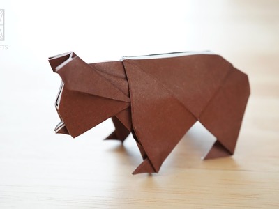Origami Bear (Edwin Corrie) 折り紙 Oригами Oριγκάμι 折纸 摺紙 พับ 종이접기