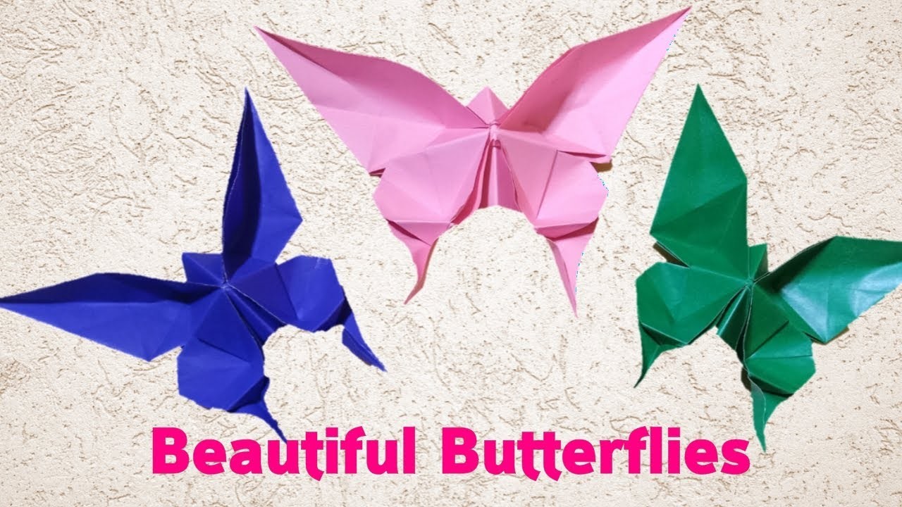 Paper Butterfly 2 || Easy Origami Butterfly || DIY Paper Tutorial
