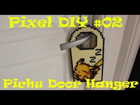 Pixel DIY #02 Door Hanger Pichu