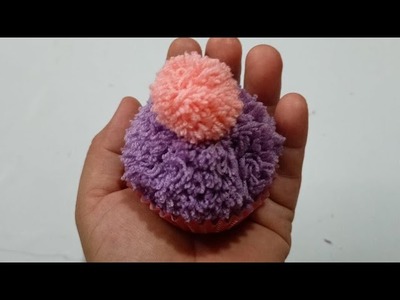 Woolen Cupcake????  l DIY Mhir's Crafts