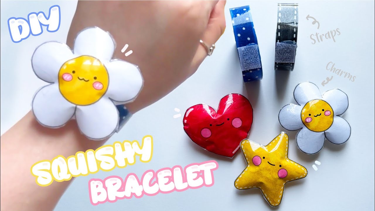 DIY Paper Squishy Bracelet | Free Template