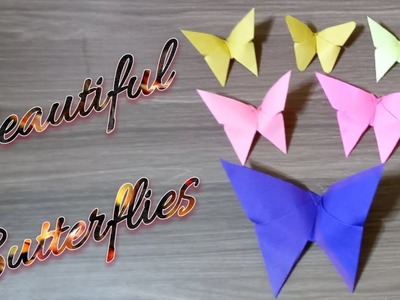 Paper Butterfly || Easy Origami Butterfly || DIY Paper Tutorial