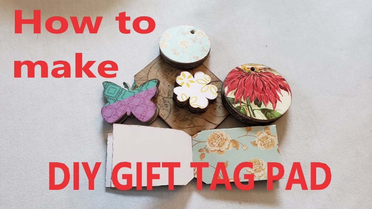 DIY Gift Tag Pad