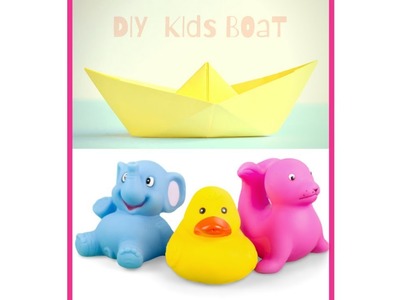 Kids Paper Boat Toys   Origami Make a Pape