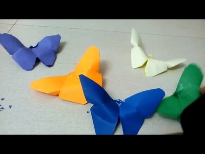 DIY origami butterfly